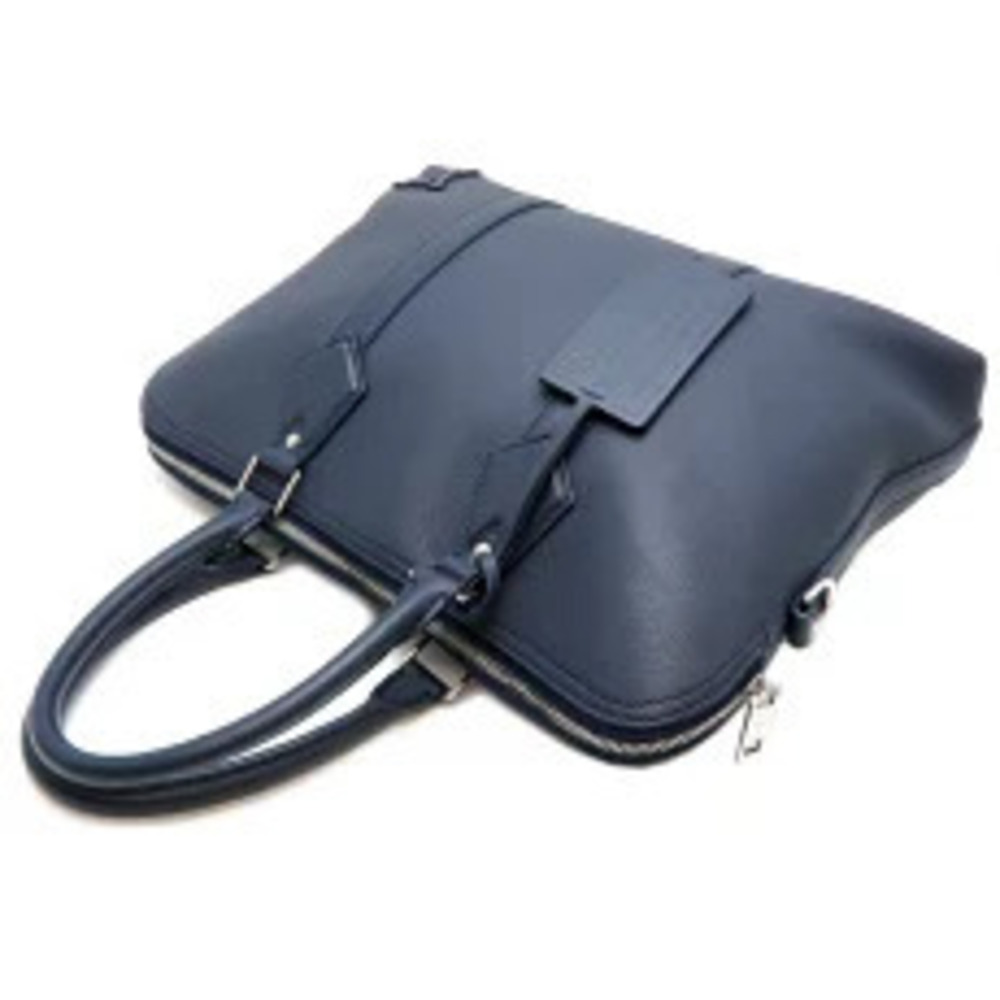 Louis Vuitton Calf Leather Grain Takeoff LV Blue Navy Aerogram Briefcase - Picture 4 of 6